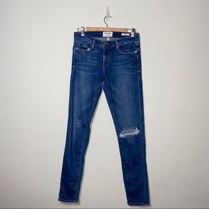 FRAME | Blue Medium Wash Le Garcon Jeans